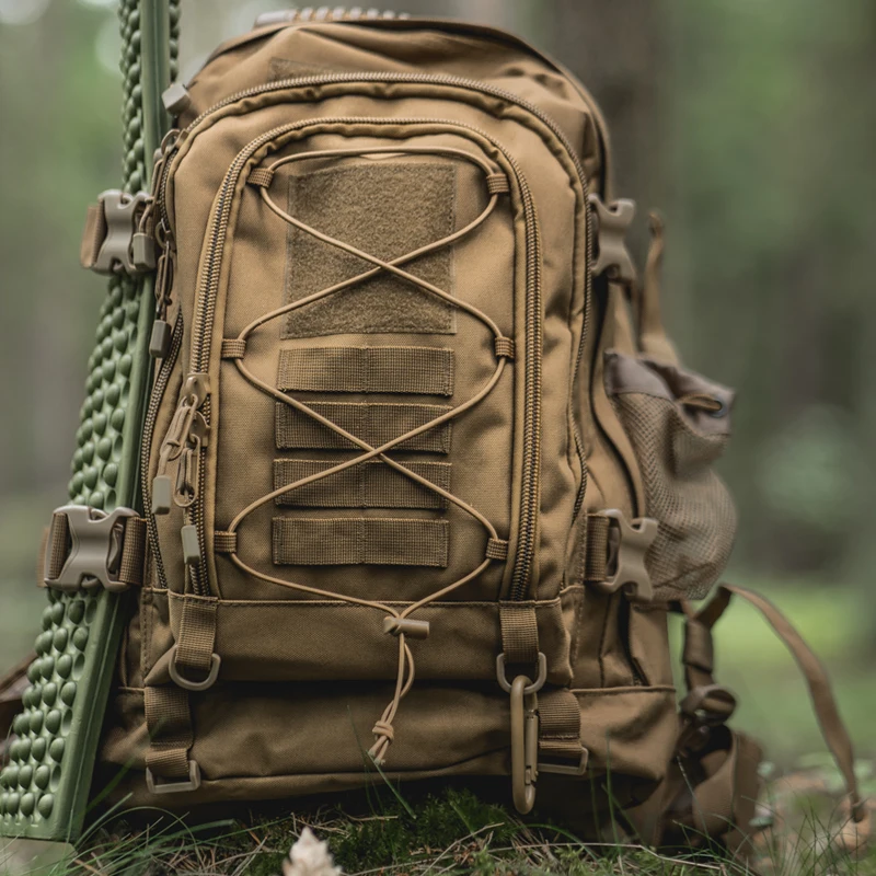 65L Tactical Backpack Large Capacity Nylon Softback - LQARMY 4 65L Tactical Backpack Large Capacity Nylon Softback - LQARMY - view 4