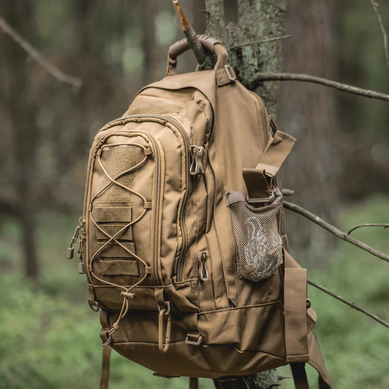 65L Tactical Backpack Large Capacity Nylon Softback - LQARMY 2 65L Tactical Backpack Large Capacity Nylon Softback - LQARMY - view 2