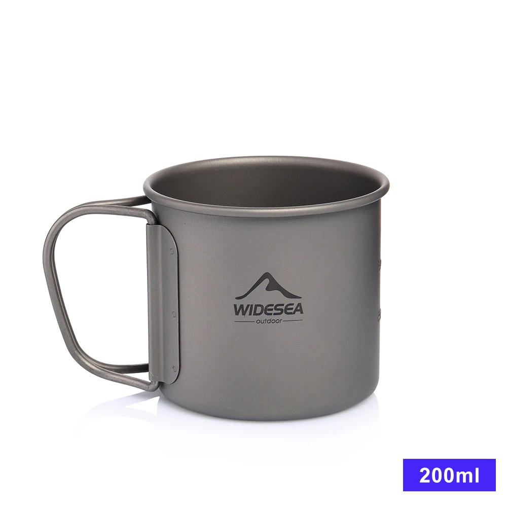 Titanium Camping Mug Lightweight Cup in 200ml to 750ml Sizes 11 Titanium Camping Mug Lightweight Cup in 200ml to 750ml Sizes - view 11