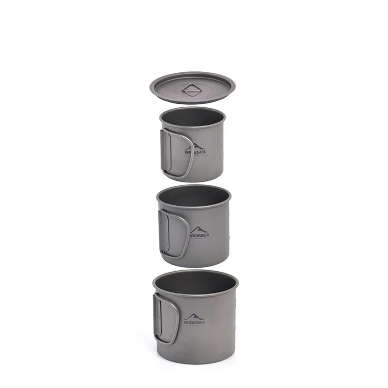 Titanium Camping Mug Lightweight Cup in 200ml to 750ml Sizes 7 Titanium Camping Mug Lightweight Cup in 200ml to 750ml Sizes - view 7