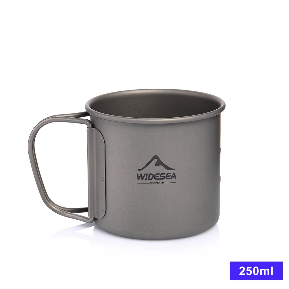 Titanium Camping Mug Lightweight Cup in 200ml to 750ml Sizes 10 Titanium Camping Mug Lightweight Cup in 200ml to 750ml Sizes - view 10