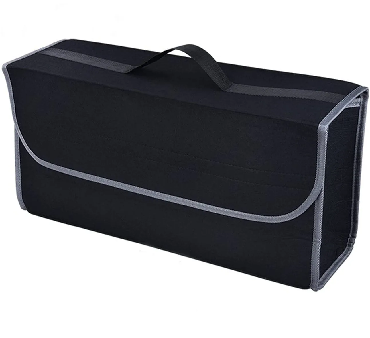 Collapsible Felt Cargo Box with Hook and Loop Grip Strips 7 Collapsible Felt Cargo Box with Hook and Loop Grip Strips - view 7