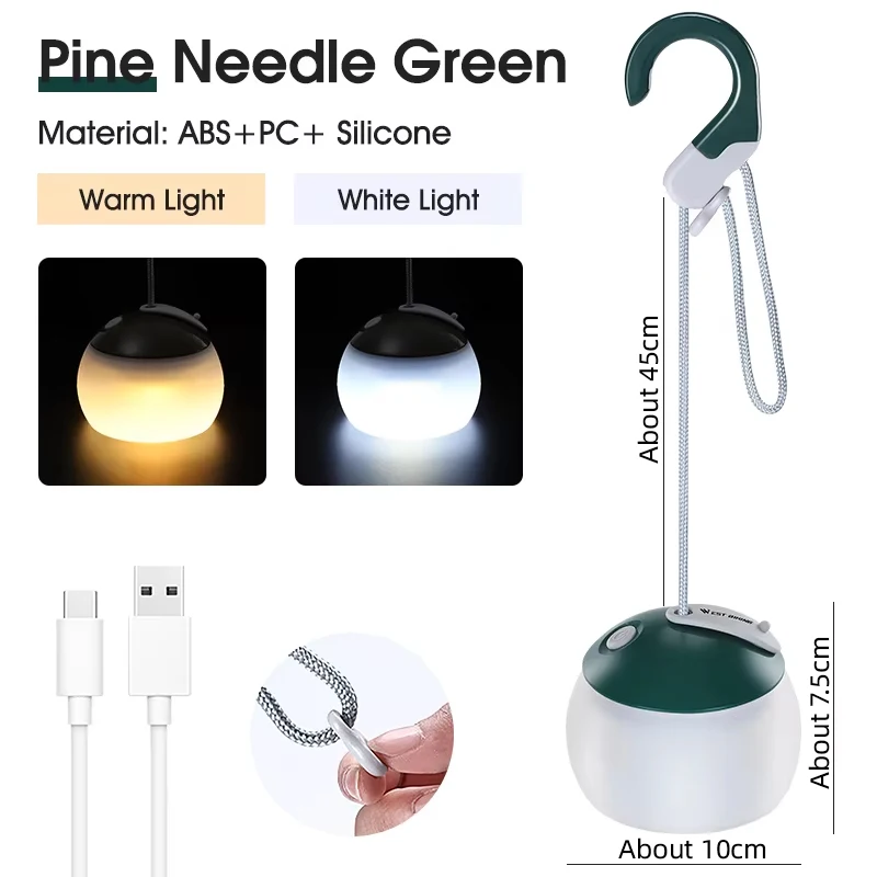 Hanging Tent Light USB Rechargeable LED Camping Lantern 9 Hanging Tent Light USB Rechargeable LED Camping Lantern - view 9