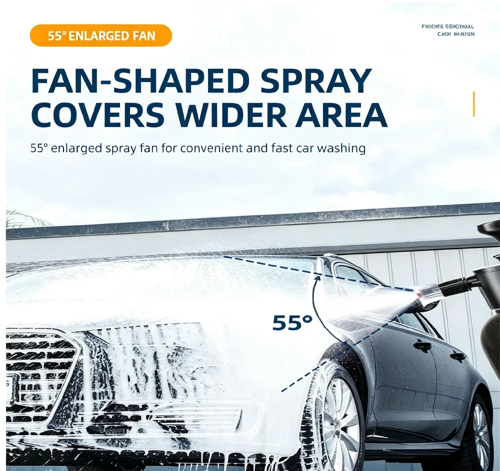 Pressurized Foam Sprayer 2L Hand Pump Car Wash with 2 Nozzles 4 Pressurized Foam Sprayer 2L Hand Pump Car Wash with 2 Nozzles - view 4