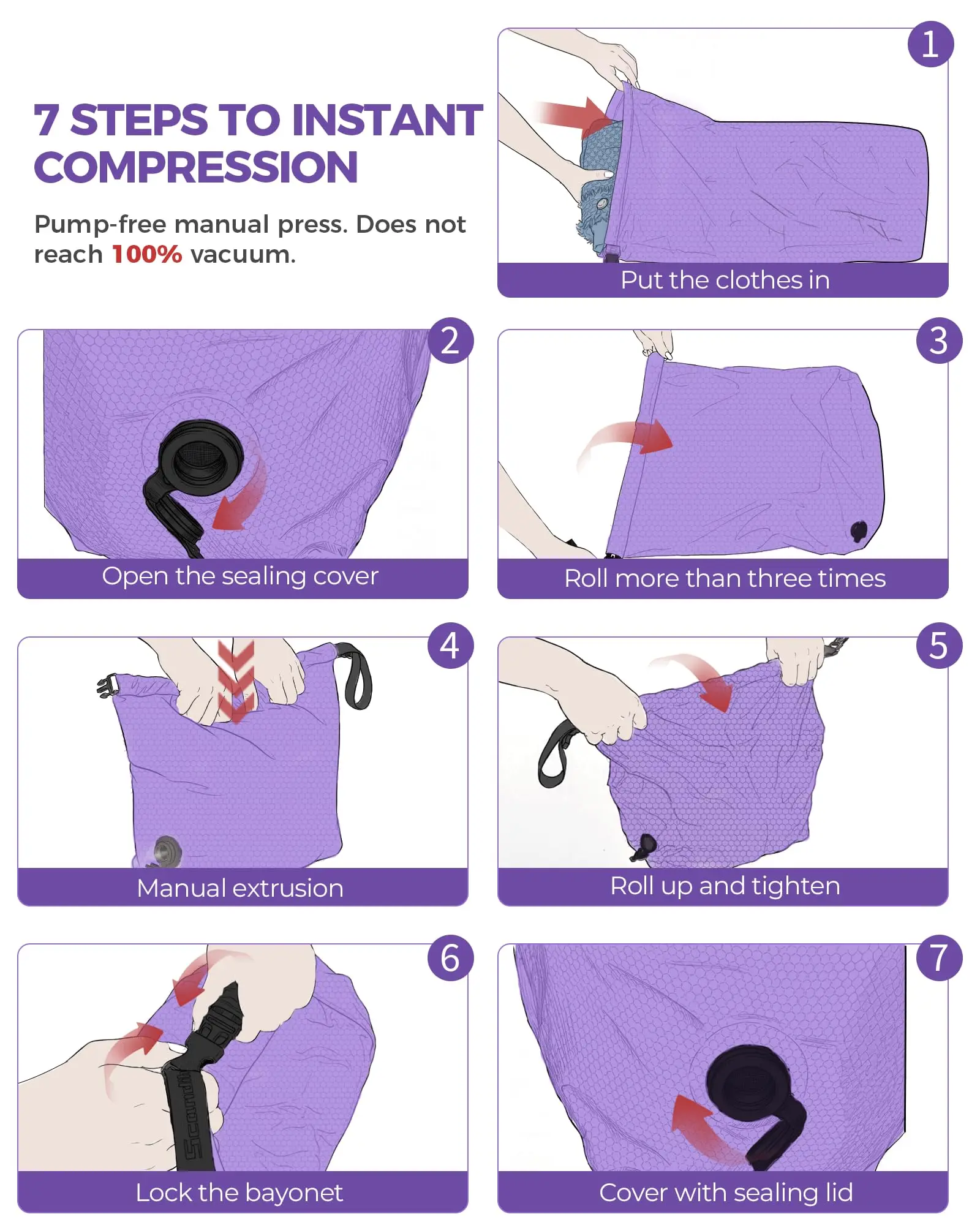 Bump Free Compression Bag in Nylon for Travel and Camping 4 Bump Free Compression Bag in Nylon for Travel and Camping - view 4