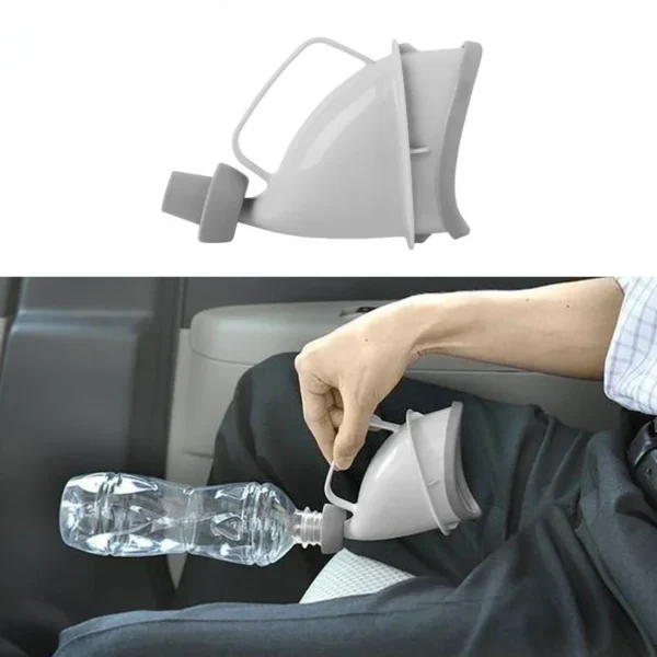 car travel pee funnel made of flexible rubber for camping and car travel
