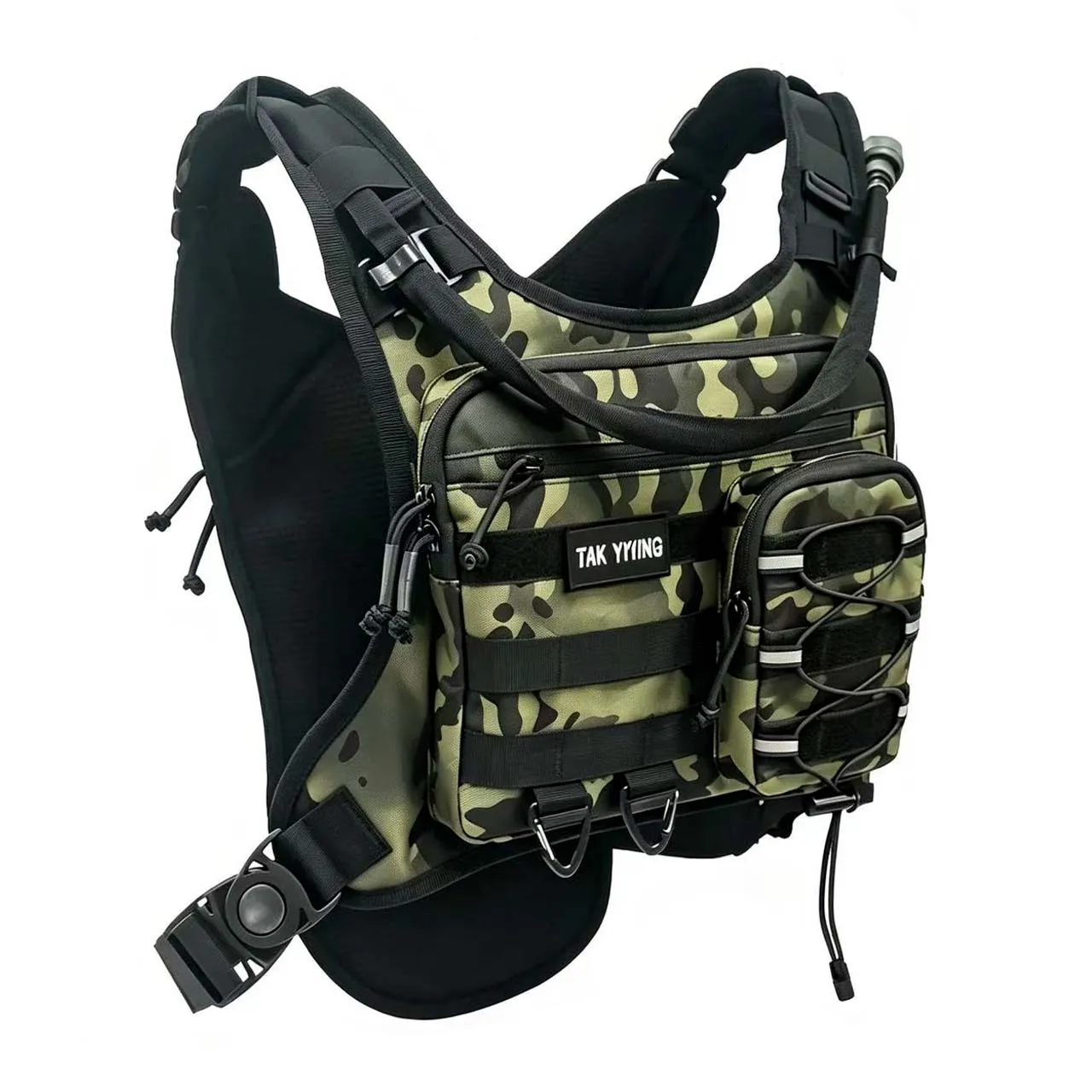 Chest Bag Hydration Vest 11 Inch with 2L Bladder Pocket 10 Chest Bag Hydration Vest 11 Inch with 2L Bladder Pocket - view 10