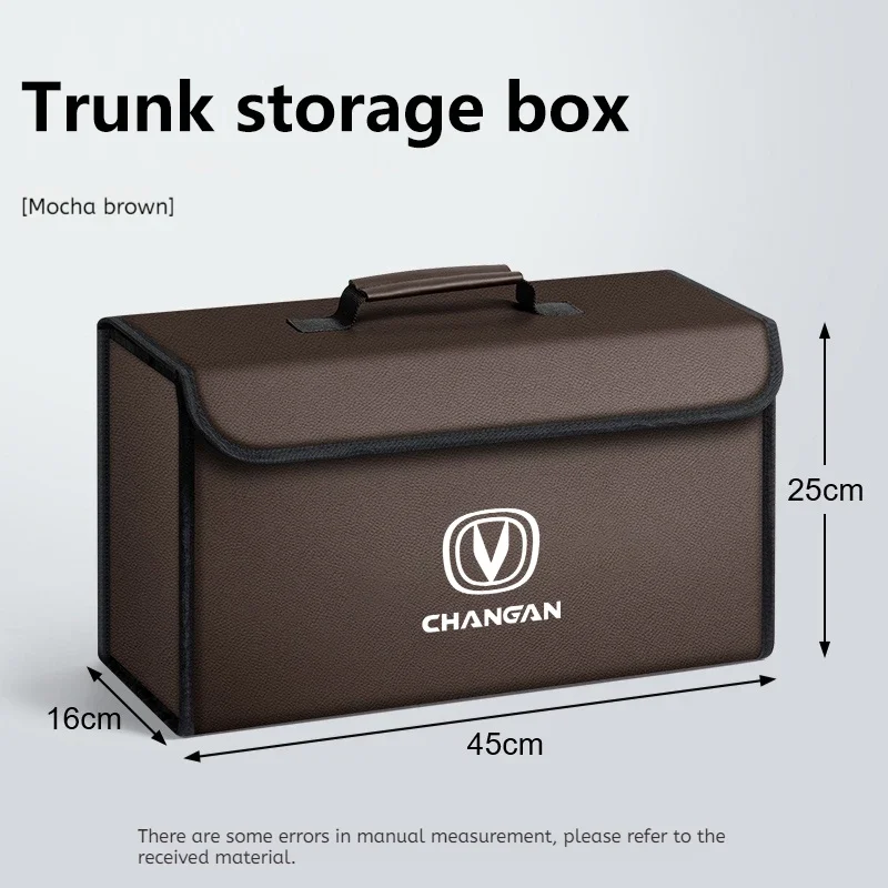 Foldable Leather Storage Box for Changan CS75 Plus and More 10 Foldable Leather Storage Box for Changan CS75 Plus and More - view 10