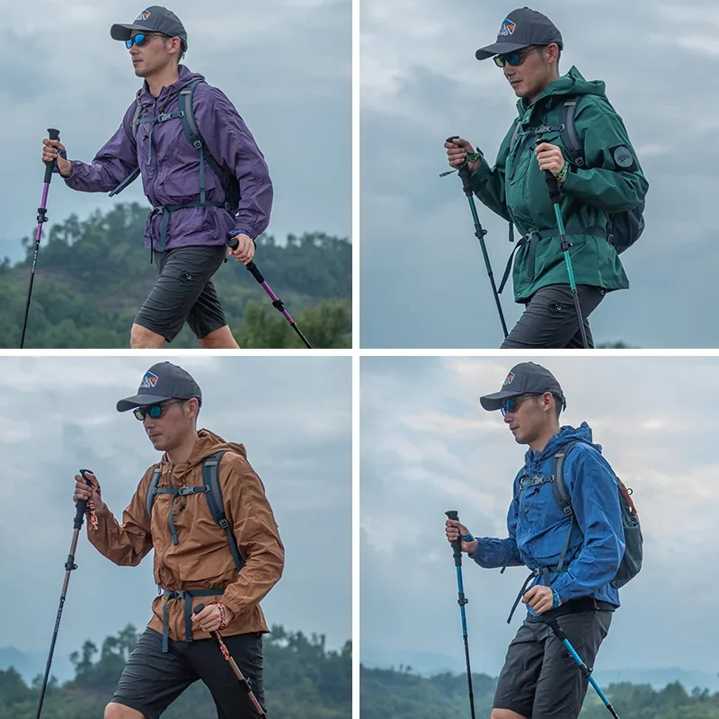 Folding Aluminum Trekking Poles 7075 Quick Lock MAP BROTHER 3 Folding Aluminum Trekking Poles 7075 Quick Lock MAP BROTHER - view 3