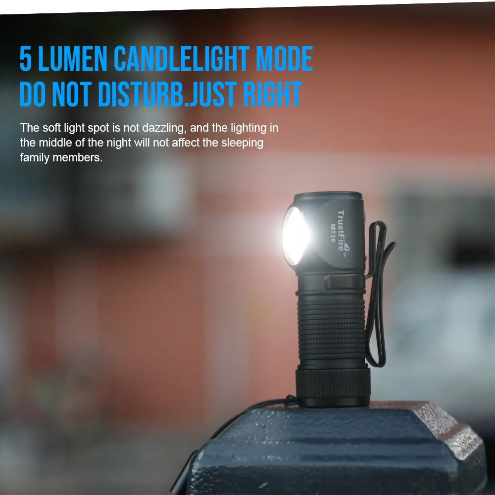 Compact Metal Headlamp Flashlight 1050 Lumen - TrustFire MT16 2 Compact Metal Headlamp Flashlight 1050 Lumen - TrustFire MT16 - view 2