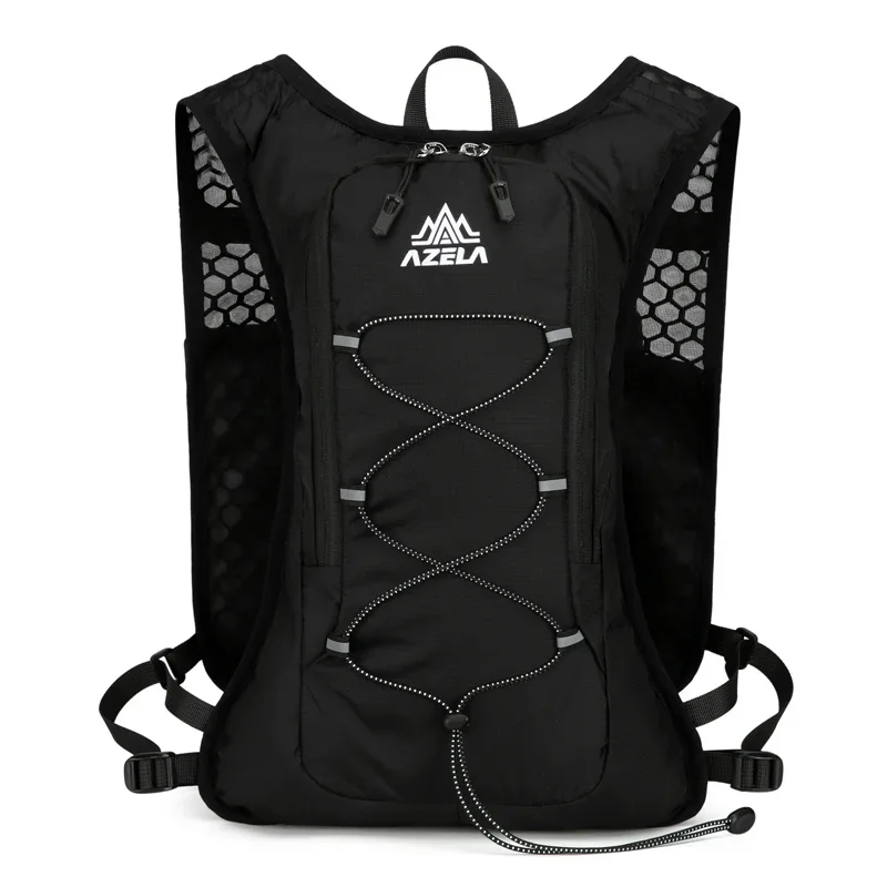 Reflective Sports Vest Backpack in Lightweight Nylon, Unisex 8 Reflective Sports Vest Backpack in Lightweight Nylon, Unisex - view 8