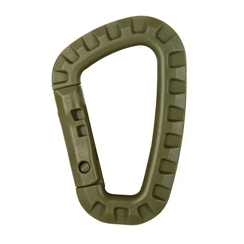 Plastic Tactical Carabiner 6 Pack 8.5cm D-Shape Backpack Buckle 7 Plastic Tactical Carabiner 6 Pack 8.5cm D-Shape Backpack Buckle - view 7