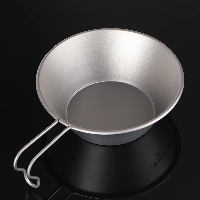Titanium Camping Bowl 260ml Sierra Style with Fixed Handle 4 Titanium Camping Bowl 260ml Sierra Style with Fixed Handle - view 4