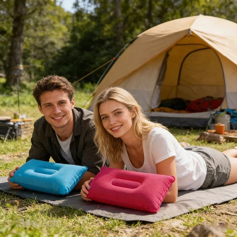 Inflatable Air Pillow Set of 2 Ultralight Travel and Camp Pillows 2 Inflatable Air Pillow Set of 2 Ultralight Travel and Camp Pillows - view 2