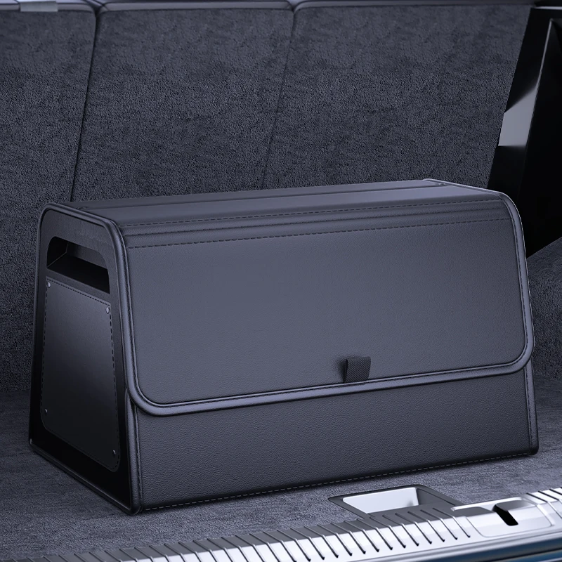 Magnetic Lid Trunk Organizer PU Leather with ABS Frame 16 Magnetic Lid Trunk Organizer PU Leather with ABS Frame - view 16