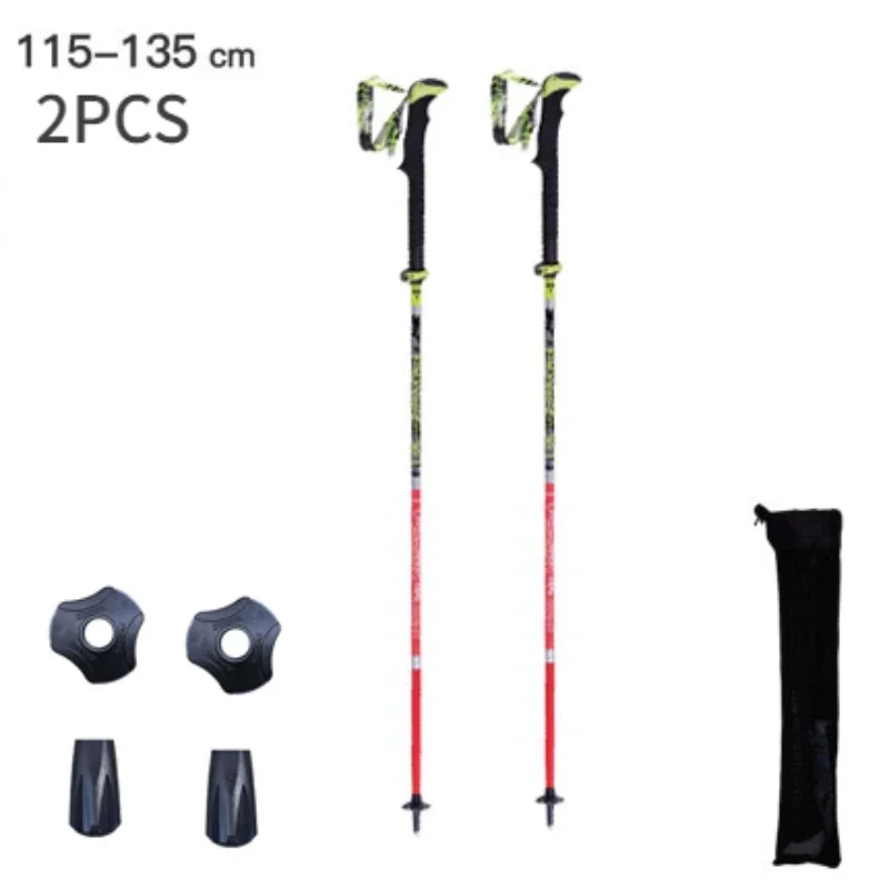 Carbon T Handle Pole Folding Quick Lock 115-135cm 10 Carbon T Handle Pole Folding Quick Lock 115-135cm - view 10