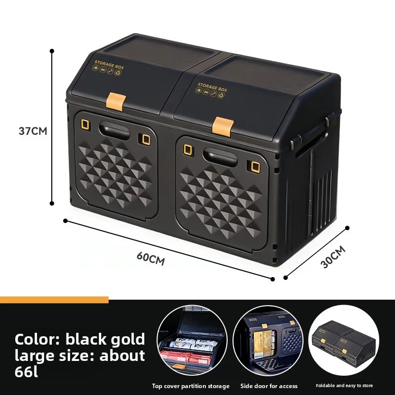 Foldable Camping Storage Box with Bevel Design, 33L or 66L 7 Foldable Camping Storage Box with Bevel Design, 33L or 66L - view 7