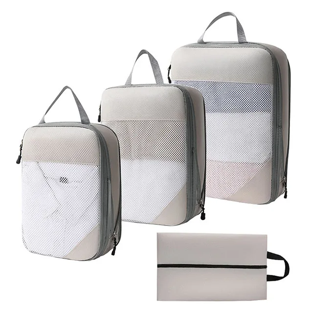 Thickened Travel Packing Bags, 4 Piece Nylon Clothes and Shoe Set 10 Thickened Travel Packing Bags, 4 Piece Nylon Clothes and Shoe Set - view 10