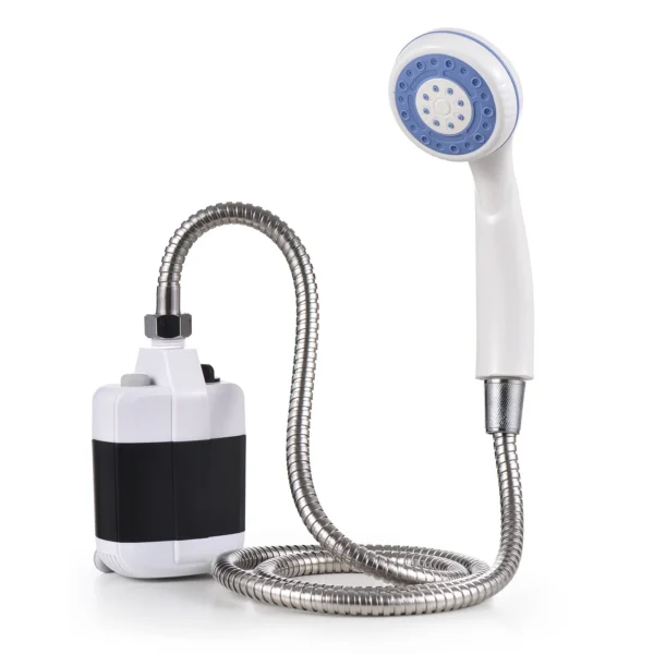 suction cup camping shower with hose, shower head and suction cup for camp showers