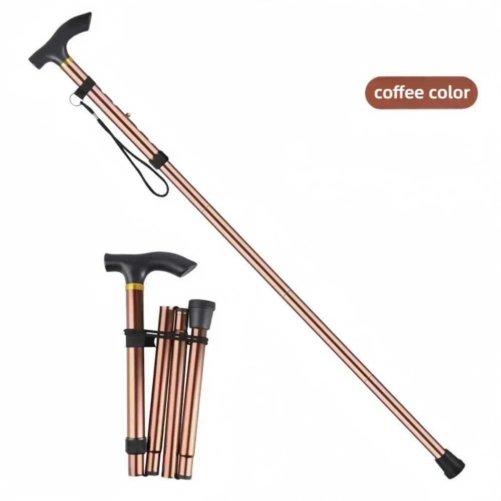 Foldable Aluminum Hiking Stick with T Handle and Wrist Strap 9 Foldable Aluminum Hiking Stick with T Handle and Wrist Strap - view 9