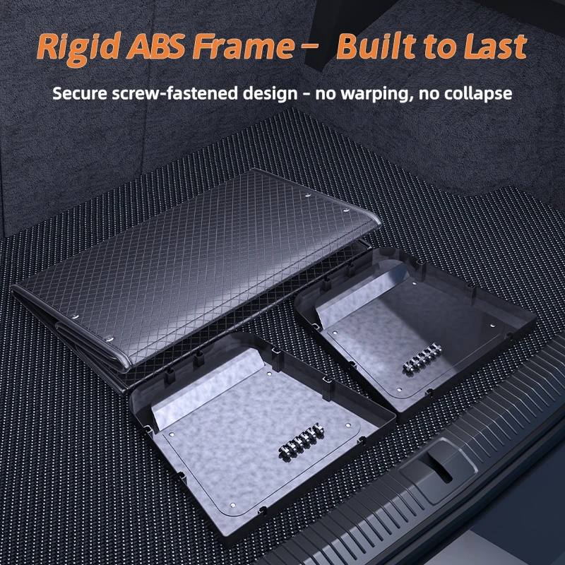 Magnetic Lid Trunk Organizer PU Leather with ABS Frame 5 Magnetic Lid Trunk Organizer PU Leather with ABS Frame - view 5