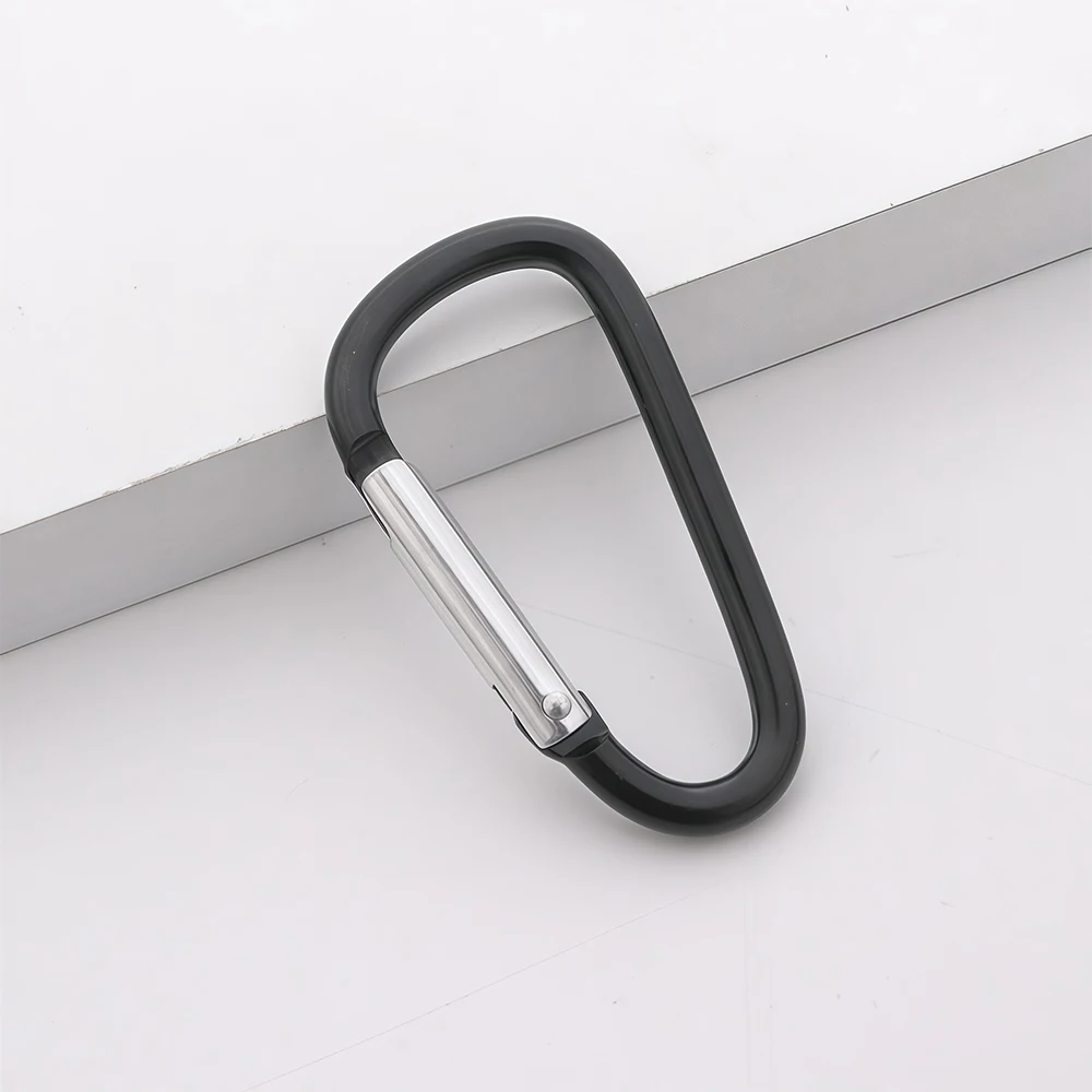 Spring Snap Carabiner Clips 7D Shape Aluminum Alloy 10 Pack 4 Spring Snap Carabiner Clips 7D Shape Aluminum Alloy 10 Pack - view 4