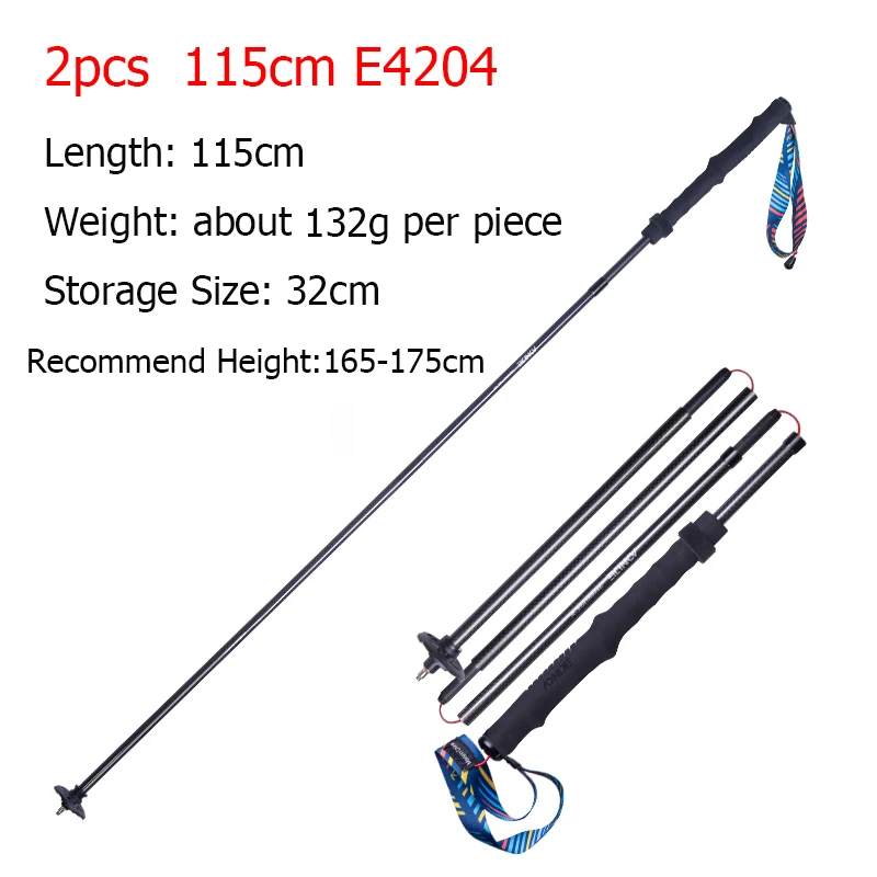 Fixed Length Trekking Poles Carbon Fiber Pair AONIJIE 10 Fixed Length Trekking Poles Carbon Fiber Pair AONIJIE - view 10