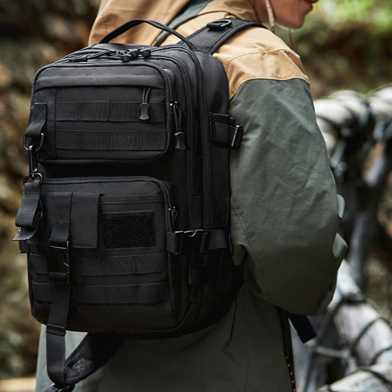 Tactical Assault Pack Molle Oxford Backpack with Breathable Back 2 Tactical Assault Pack Molle Oxford Backpack with Breathable Back - view 2