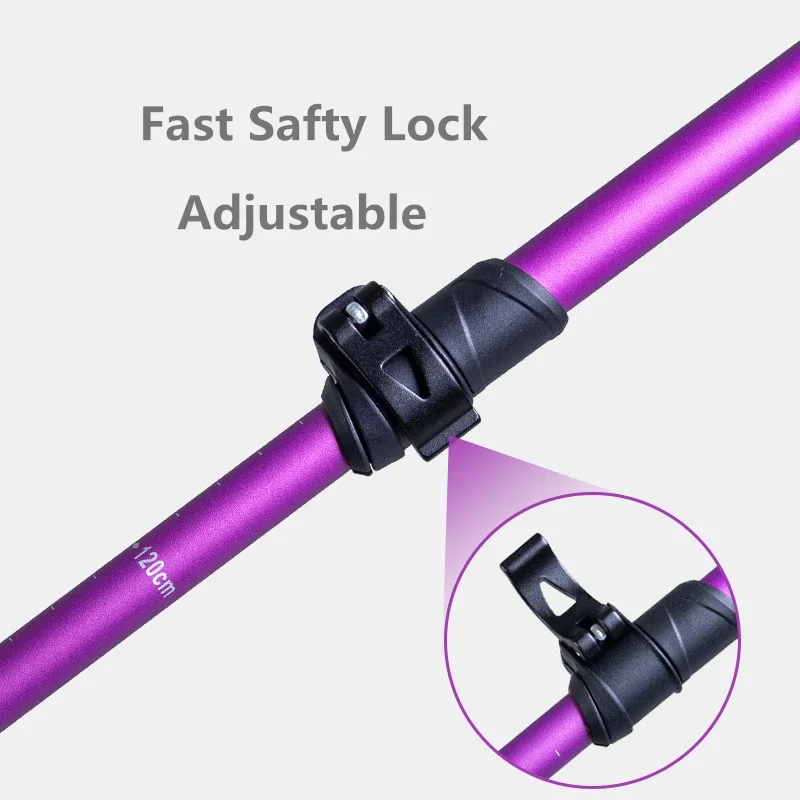Folding Aluminum Trekking Poles 7075 Quick Lock MAP BROTHER 6 Folding Aluminum Trekking Poles 7075 Quick Lock MAP BROTHER - view 6