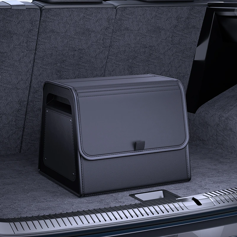 Magnetic Lid Trunk Organizer PU Leather with ABS Frame 13 Magnetic Lid Trunk Organizer PU Leather with ABS Frame - view 13