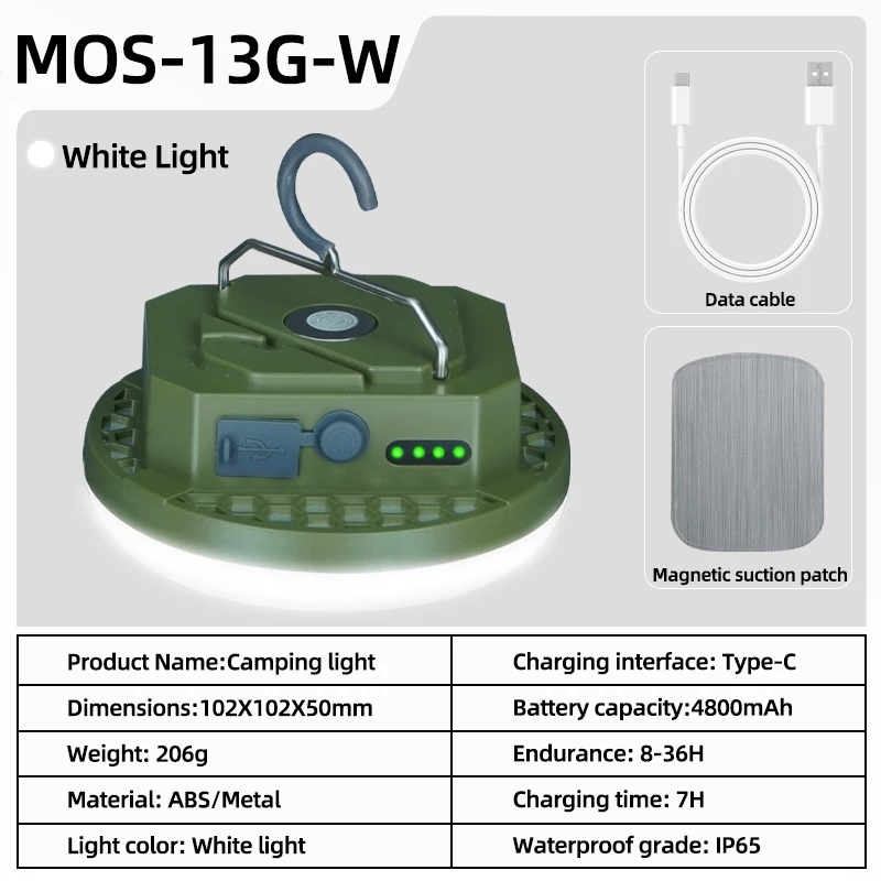 Dual Color Camping Lantern Rechargeable LED with Phone Charging 11 Dual Color Camping Lantern Rechargeable LED with Phone Charging - view 11