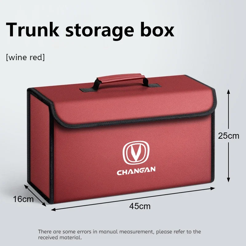 Foldable Leather Storage Box for Changan CS75 Plus and More 9 Foldable Leather Storage Box for Changan CS75 Plus and More - view 9