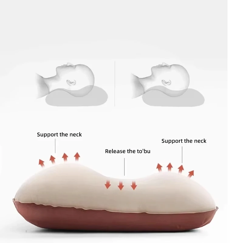 Ergonomic Self Inflating Pillow Ultralight 3D Neck Support 3 Ergonomic Self Inflating Pillow Ultralight 3D Neck Support - view 3