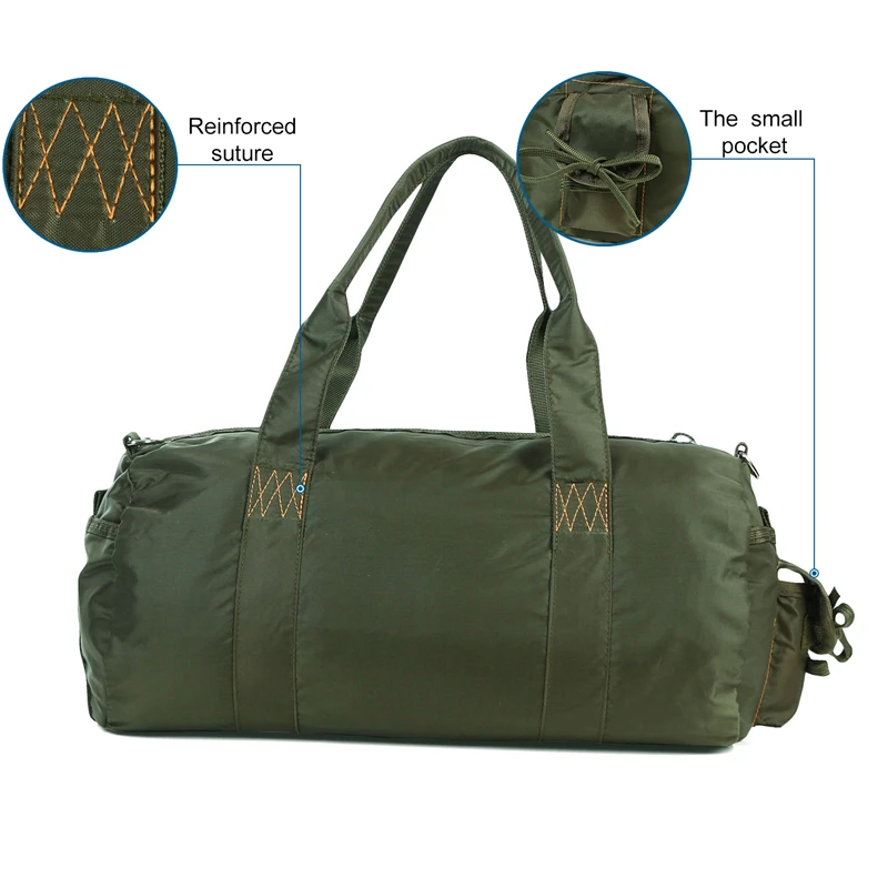 Tactical Parachute Duffle Bag 1000D Nylon Crossbody LQARMY 2 Tactical Parachute Duffle Bag 1000D Nylon Crossbody LQARMY - view 2