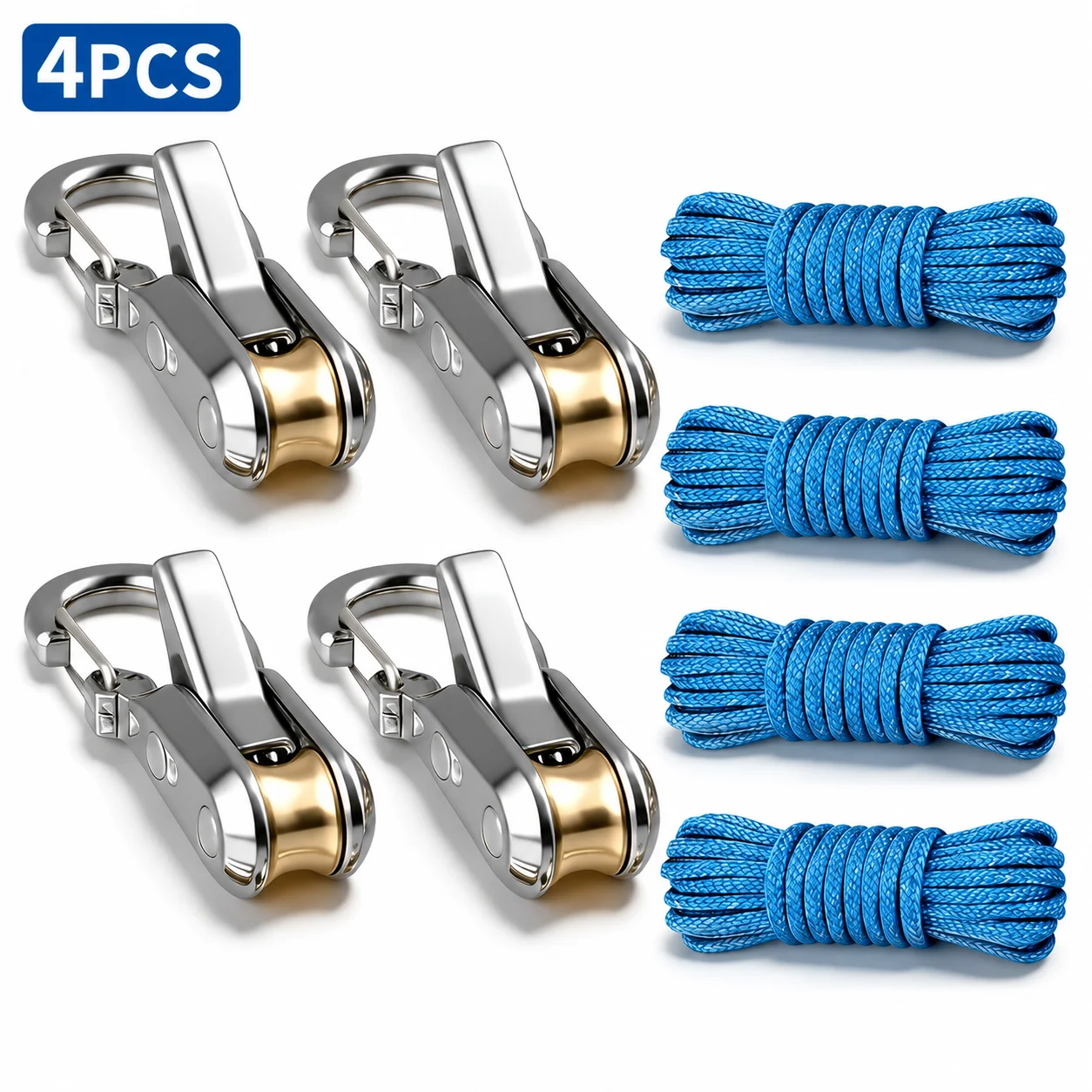 Retractable Rope Tightener Roller Tensioner, Heavy Duty 6 Pack 9 Retractable Rope Tightener Roller Tensioner, Heavy Duty 6 Pack - view 9