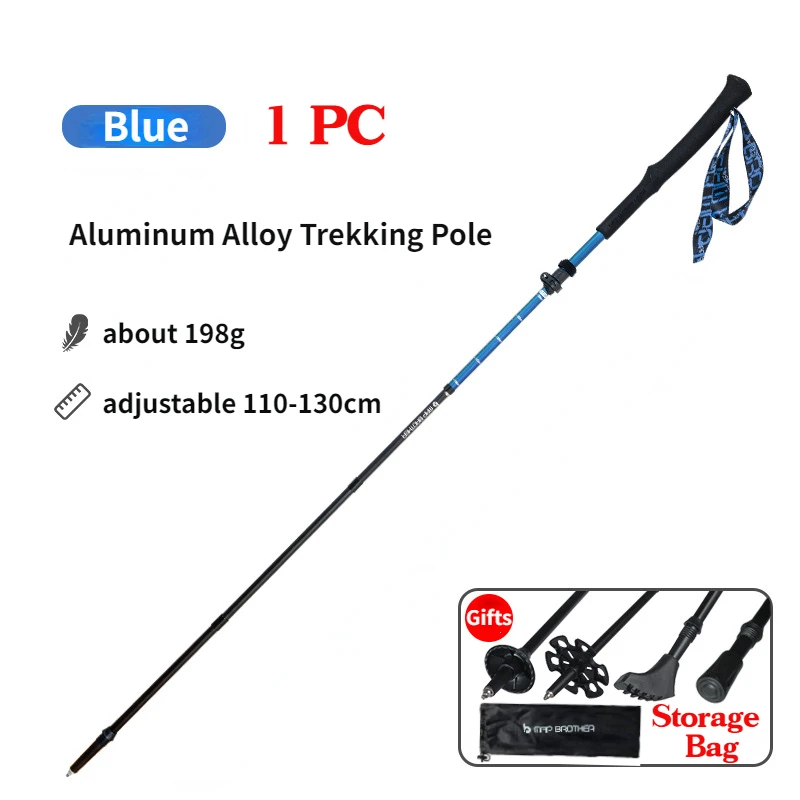 Folding Aluminum Trekking Poles 7075 Quick Lock MAP BROTHER 10 Folding Aluminum Trekking Poles 7075 Quick Lock MAP BROTHER - view 10
