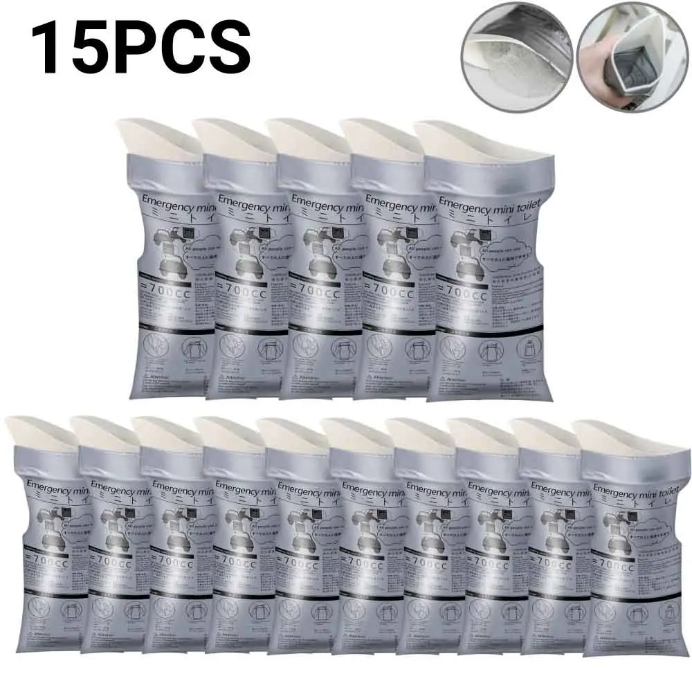 Disposable Urine Bags 700ml with Leak Proof Seal and Flow Guide 8 Disposable Urine Bags 700ml with Leak Proof Seal and Flow Guide - view 8