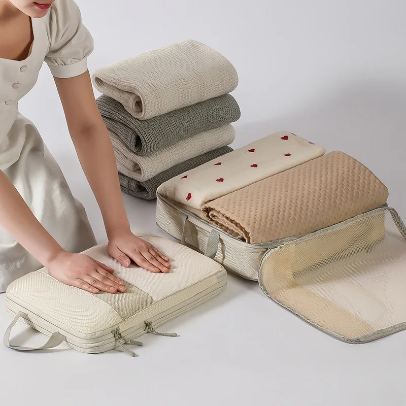Lightweight Suitcase Packing Cubes, Expandable 3 to 8 Piece Sets 4 Lightweight Suitcase Packing Cubes, Expandable 3 to 8 Piece Sets - view 4