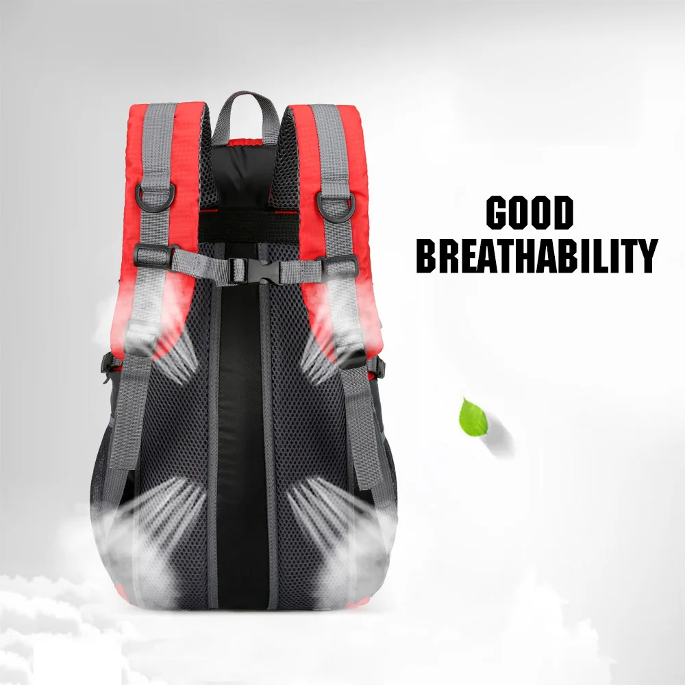 Ripstop Hiking Backpack 40L Lightweight Water Resistant Daypack 3 Ripstop Hiking Backpack 40L Lightweight Water Resistant Daypack - view 3