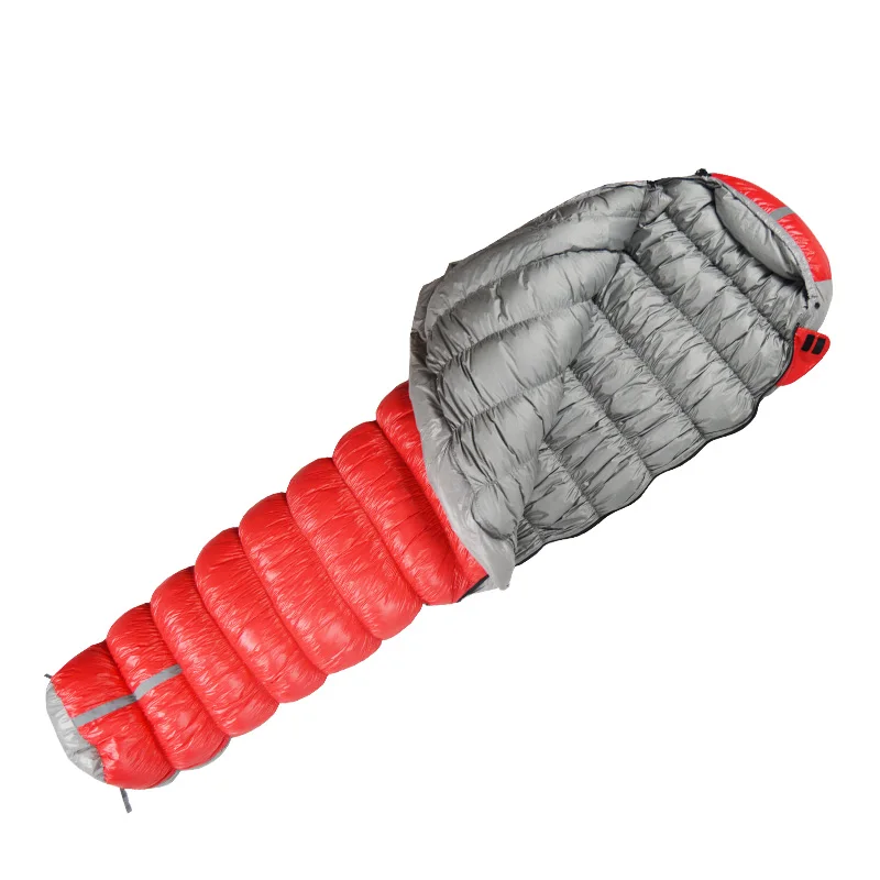 Goose Down Sleeping Bag, Oversized Mummy for Winter 220 x 90 cm 5 Goose Down Sleeping Bag, Oversized Mummy for Winter 220 x 90 cm - view 5