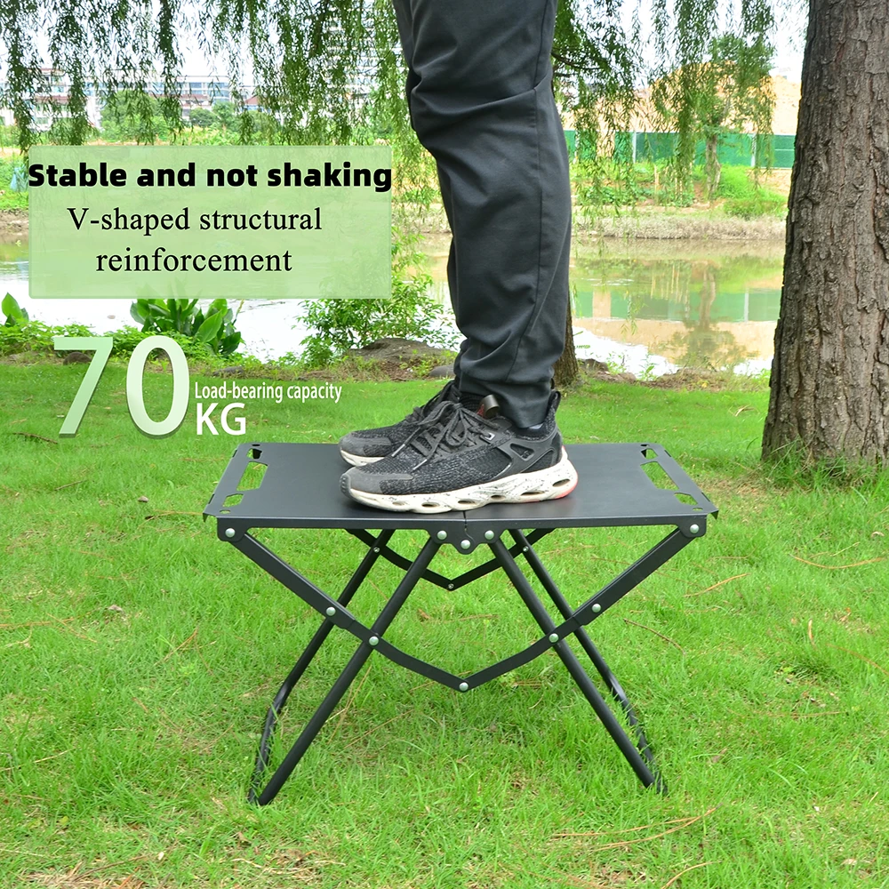 Folding Beach Picnic Table, Carbon Steel IGT Style for Sand 5 Folding Beach Picnic Table, Carbon Steel IGT Style for Sand - view 5