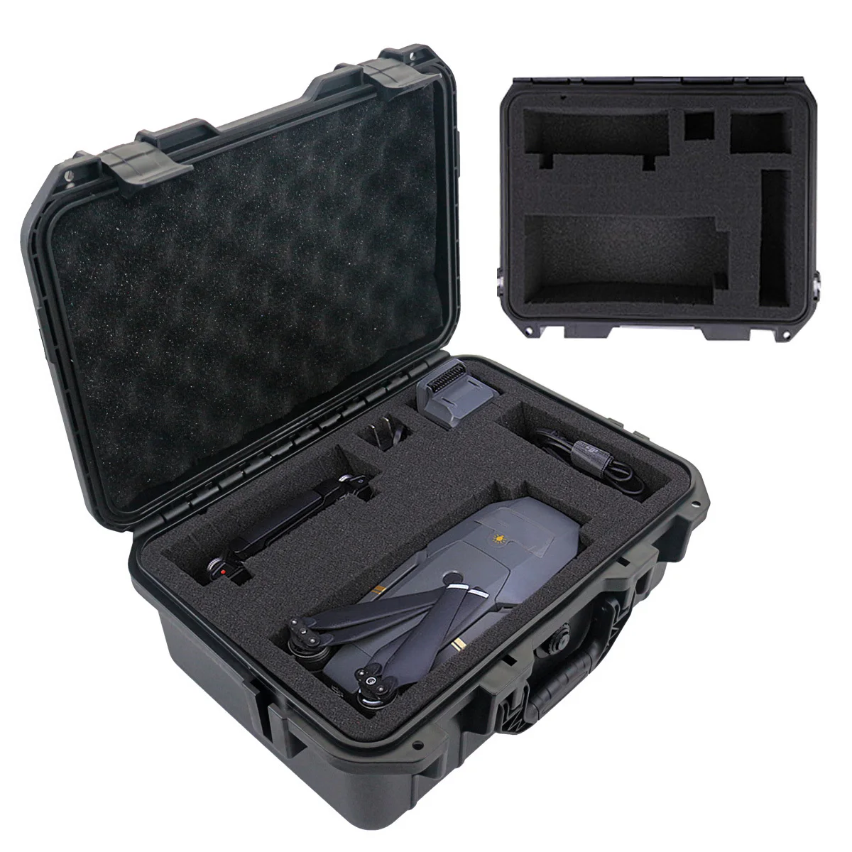 Waterproof Hard Carry Case with Pre-Cut Sponge, 6 Sizes 2 Waterproof Hard Carry Case with Pre-Cut Sponge, 6 Sizes - view 2