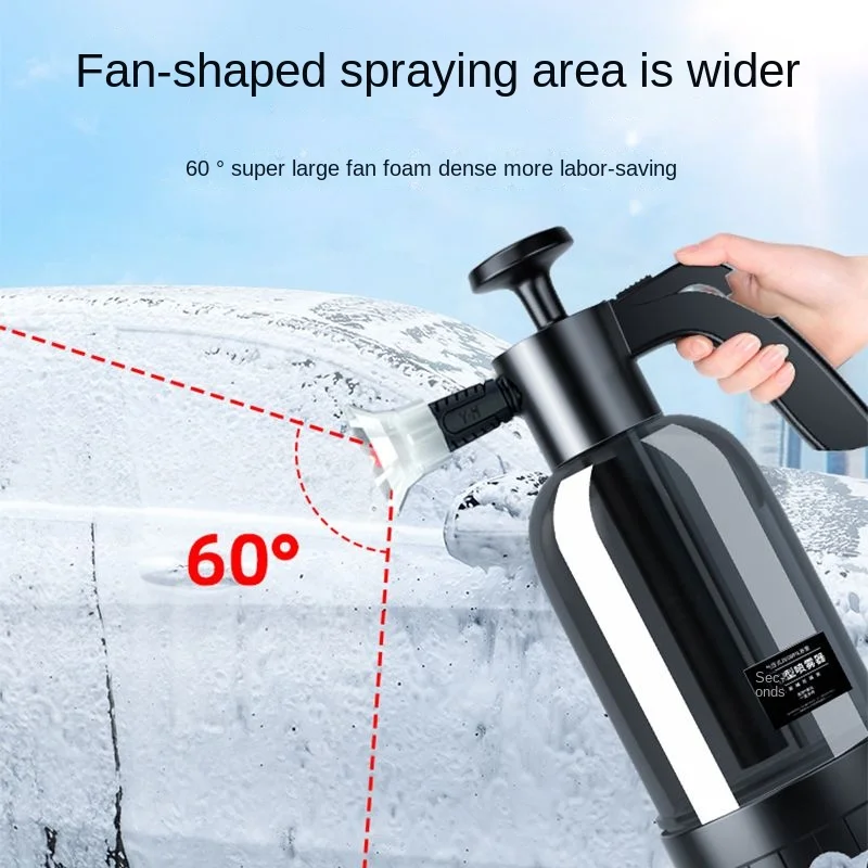 Hand Pump Foam Sprayer 2L Snow Foam Bottle with 3 Nozzles 2 Hand Pump Foam Sprayer 2L Snow Foam Bottle with 3 Nozzles - view 2