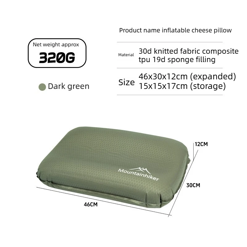 Self Inflating Sponge Pillow, Compact 320 g Mountainhiker 8 Self Inflating Sponge Pillow, Compact 320 g Mountainhiker - view 8