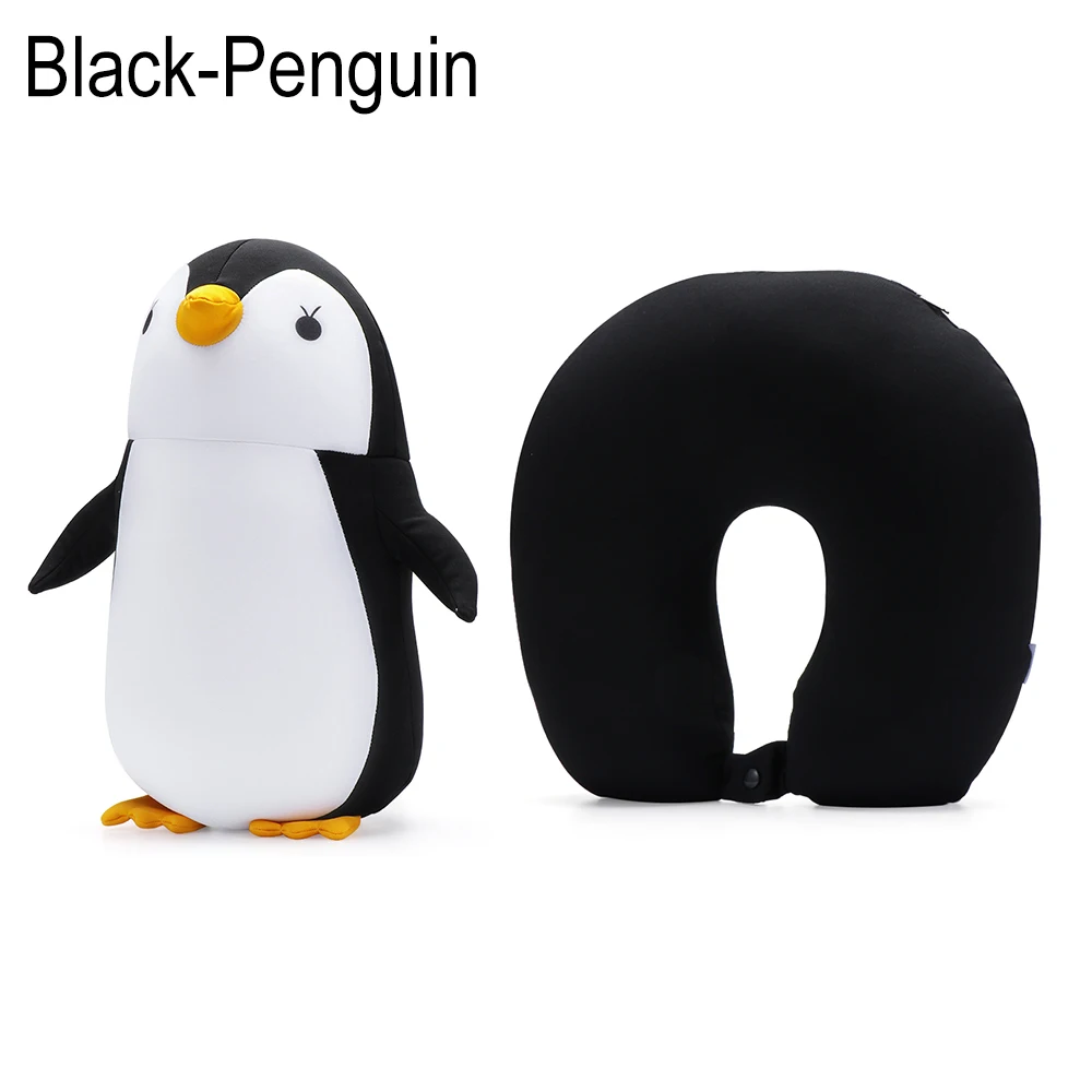 Cartoon Animal Travel Pillow U Shape Penguin or Whale Memory Foam 7 Cartoon Animal Travel Pillow U Shape Penguin or Whale Memory Foam - view 7