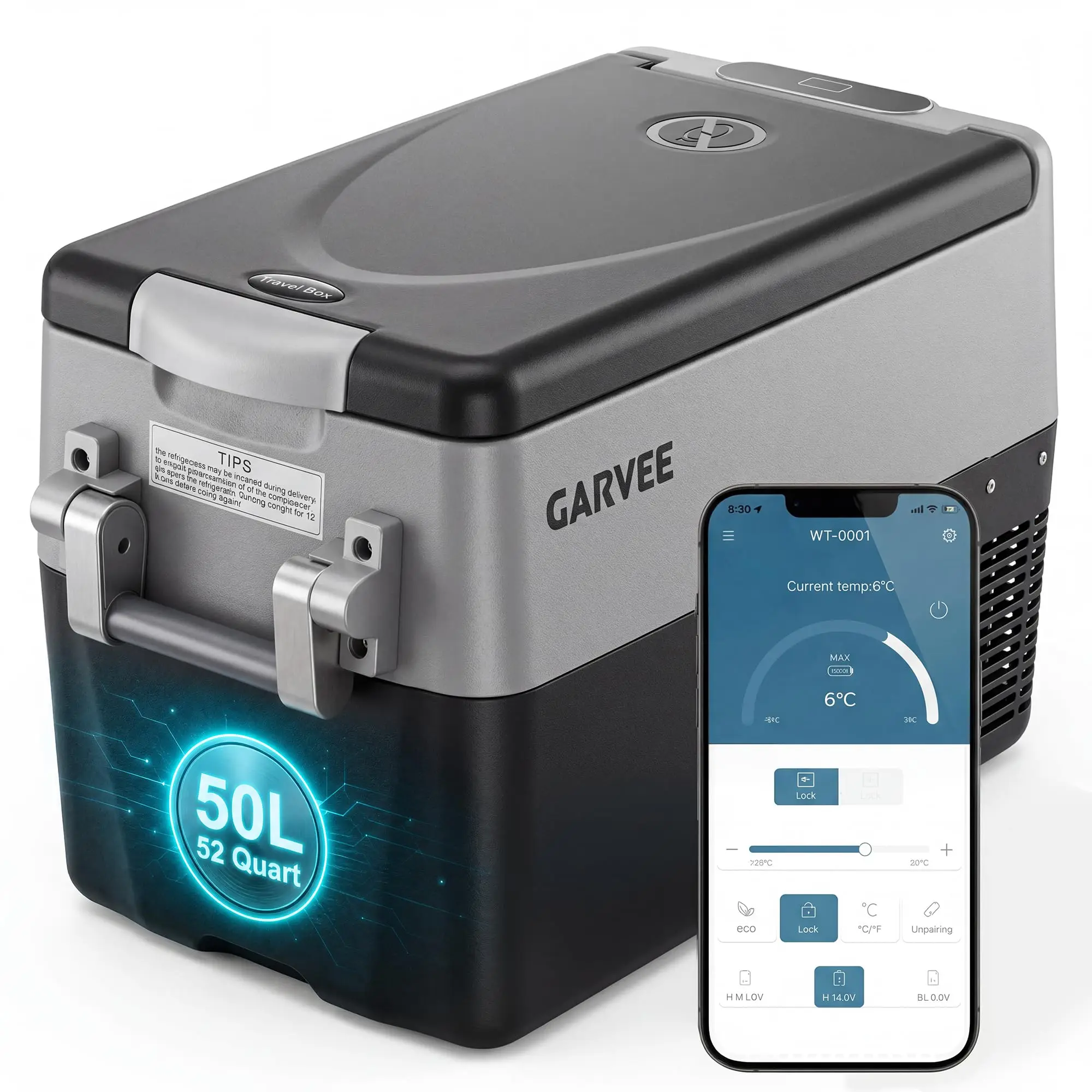 Dual Zone Car Fridge 53QT Compressor Freezer with App Control 6 Dual Zone Car Fridge 53QT Compressor Freezer with App Control - view 6