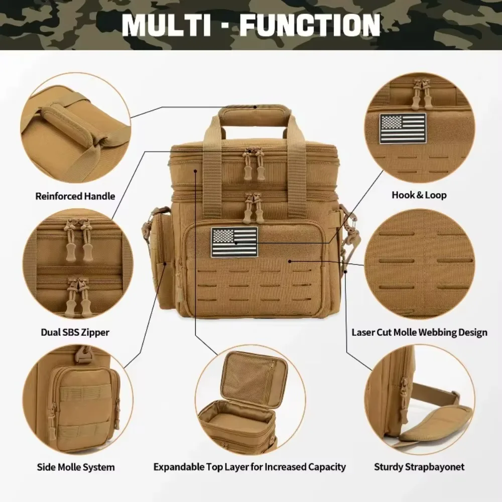 Tactical Lunch Box 18L Expandable Leakproof Insulated Cooler Bag 3 Tactical Lunch Box 18L Expandable Leakproof Insulated Cooler Bag - view 3