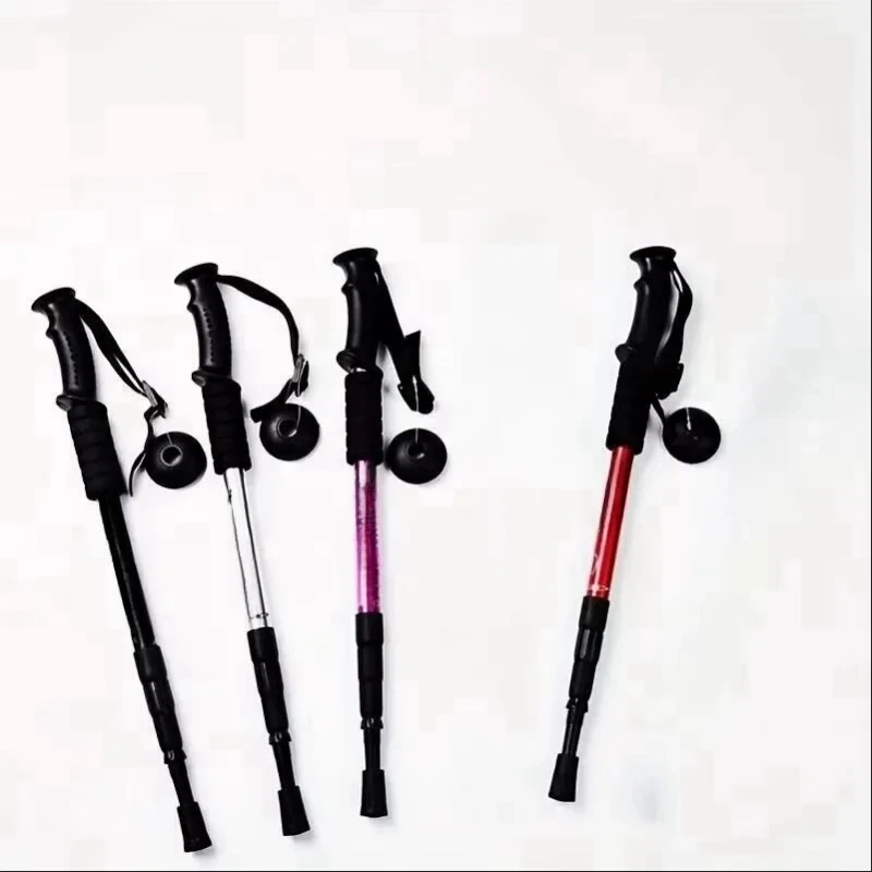 Four Section Trekking Pole Aluminum 110cm Folding Telescopic 3 Four Section Trekking Pole Aluminum 110cm Folding Telescopic - view 3