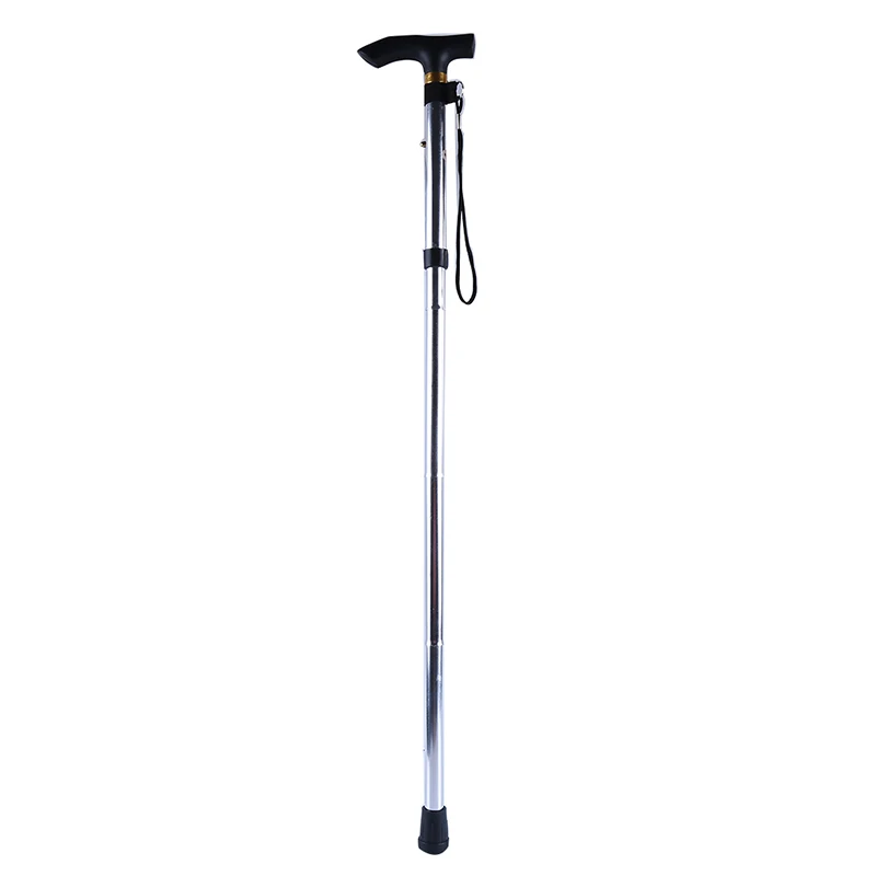 T Handle Walking Stick Telescopic Aluminum Alloy with Rubber Tip 3 T Handle Walking Stick Telescopic Aluminum Alloy with Rubber Tip - view 3