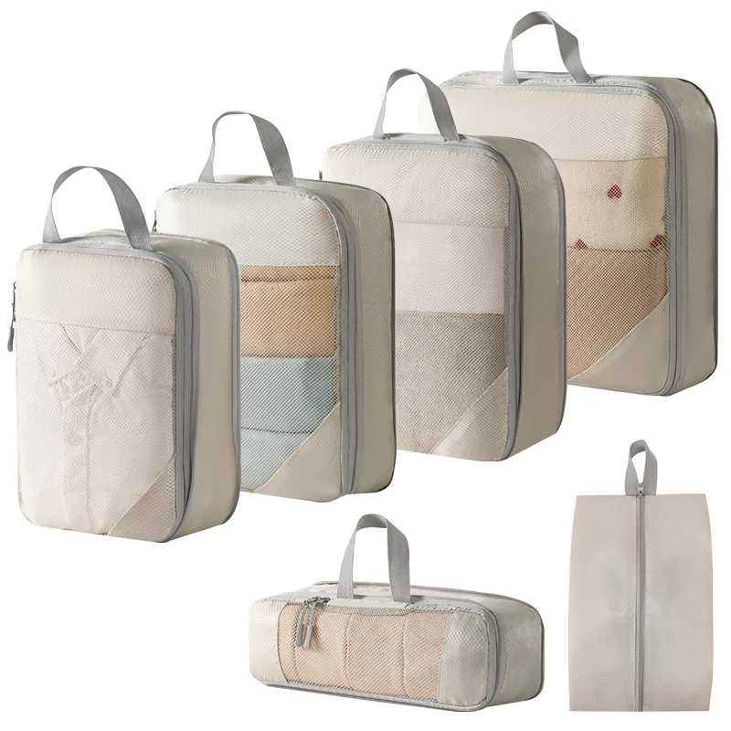 Lightweight Suitcase Packing Cubes, Expandable 3 to 8 Piece Sets 13 Lightweight Suitcase Packing Cubes, Expandable 3 to 8 Piece Sets - view 13